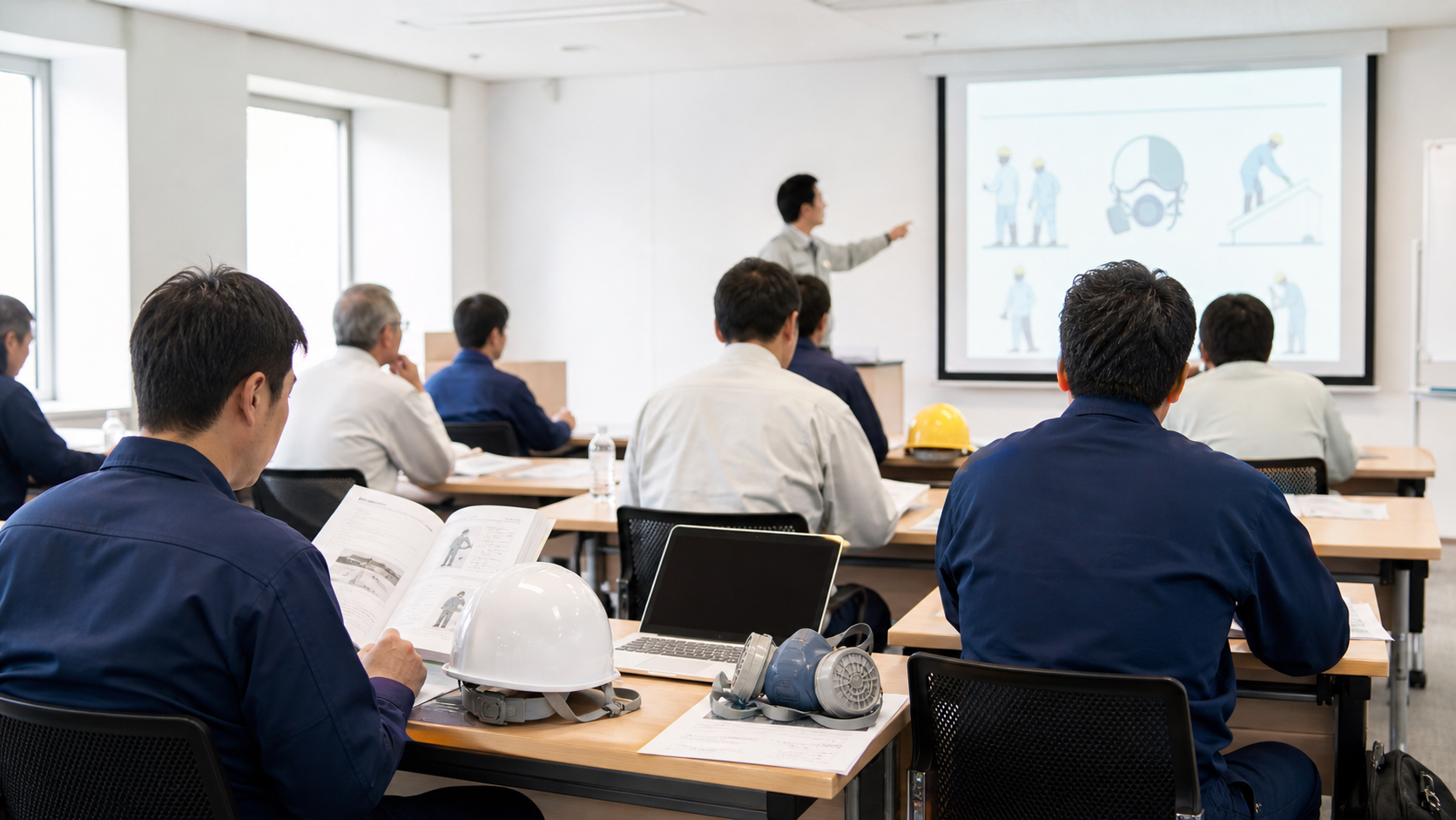 石綿講習の学習イメージ